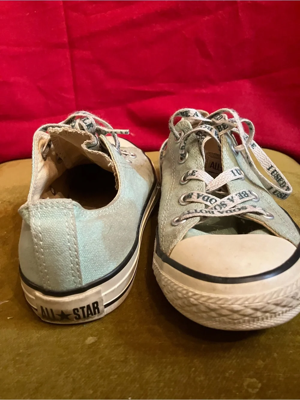 Converse All Star Kids Low-Top Sneakers in Mint Green
